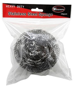 Winco Stainless Steel Scrubbing Sponge-50G-12 Each-1/Case