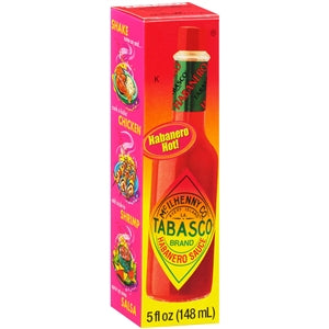 Tabasco Habanero Pepper Hot Sauce Bottle-5 fl oz.-12/Case