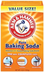 Commodity Value Size Pure Baking Soda-64 oz.-6/Case