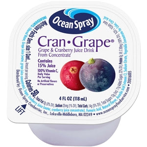 Ocean Spray Cranberry Grape Juice-4 fl oz.-48/Case