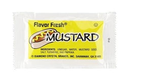 Flavor Fresh Yellow Mustard Single Serve-4.5 Gram-200/Case
