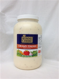 Bonne Chere Creamy Italian Superior Dressing Bulk-1 Gallon-4/Case