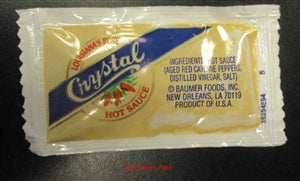 Crystal Louisiana Pure Portion Pack Hot Sauce Single Serve-3 Gram-200/Case