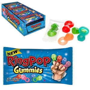 Ring Pop Gummy Candy-1.7 oz.-16/Box-12/Case