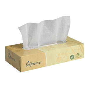 Preference Facial Tissue Flat Box White-1 Count-30/Case