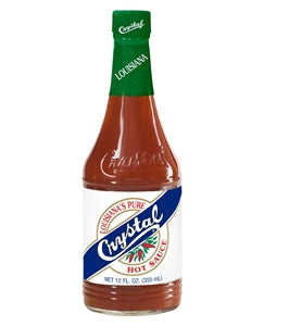 Crystal Louisiana Pure Hot Sauce Bottle-12 fl oz.-12/Case