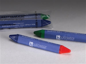 Hoffmaster Mini Triangular Double Tip Red-Blue And Yellow-Green Crayon-2 Each-500/Case