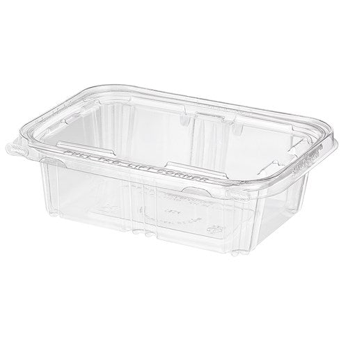 SAFE-T-FRESH DELI TUB 6-OZ HINGED TAMPER EVIDENT