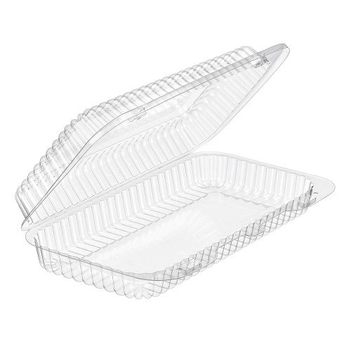 InnoPak 4 Compartment Clear Hinged Dome Muffin Container - 5/Pack