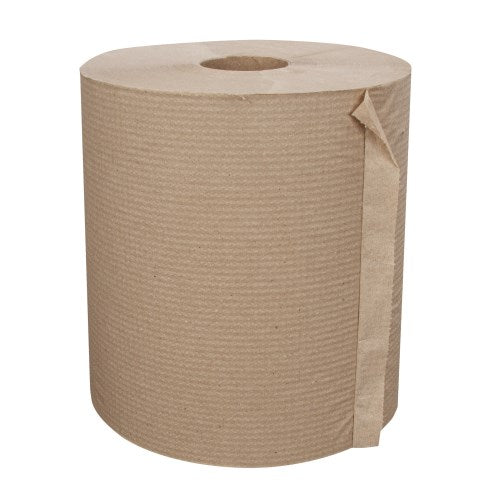 Right Choice™ Paper Hardwound Towel 1-Ply, Kraft, 7.87" X 800' 6/Case