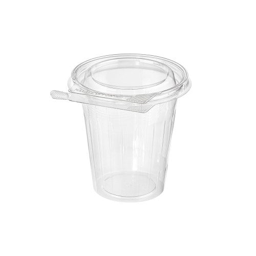 16 oz Tamper Evident Plastic Fruit Cup - 232/Case