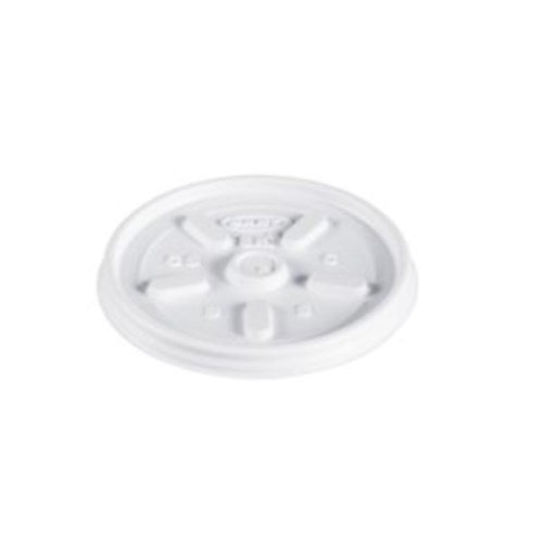 Dart Plastic Lids, for 8,12,16 oz. Hot/Cold Foam Cups, Vented