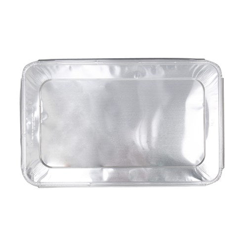 Prime Source Aluminum Steam Pan Lid Silver 20.81" X 12.88" X 0.63" 20.8125" X 12.875" X 0.625"0 50/Case