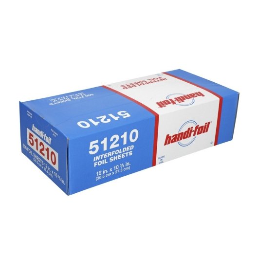 Handi-Foil Interfolded 12"X10.75" Foil Sheet-500 Count-6/Case