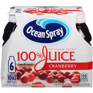 Ocean Spray 100% Cranberry Juice-60 fl oz.s-4/Case