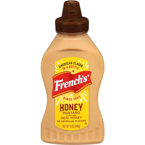 French's Sauce Squeeze Honey Mustard Bottle-12 oz.-12/Case
