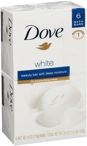 Dove Bar Soap White-3.75 oz.-6/Box-12/Case