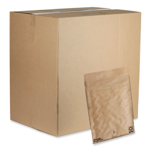 Pregis Evertec Curbside Recyclable Padded Mailer #0 Kraft Paper Self-adhesive Closure 7x9 Brown 300/Case