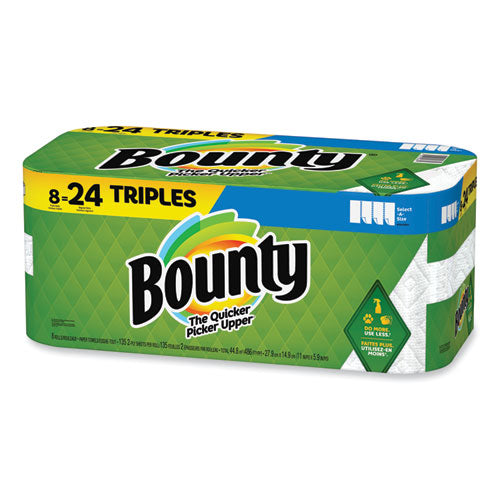 Bounty Select-A-Size White Triple Roll 2-Ply Paper Towels