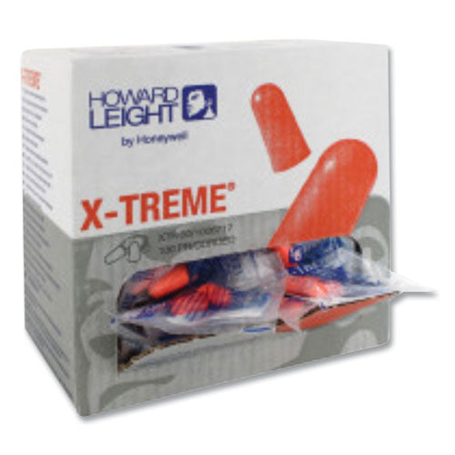 Howard Leight By Honeywell X-treme Corded Disposable Earplugs Corded One Size Fits Most 32 Db Orange 1000/Case