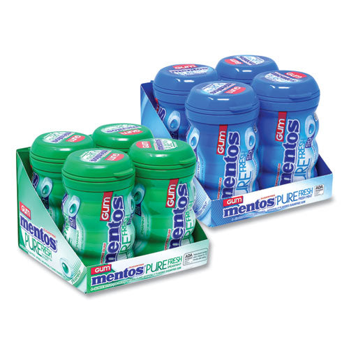Pure Fresh Gum Variety Pack, Fresh Mint/Spearmint, 50 Pieces/Bottle, 8 Bottles/Carton, Ships in 1-3 Business Days Pure Fresh Gum Variety Pack, Fresh Mint/Spearmint, 50 Pieces/Bottle, 8 Bottles/Carton, Ships in 1-3 Business Days