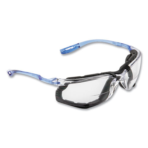 3M™ Ccs Protective Eyewear With Foam Gasket +1.5 Diopter Strength Blue Plastic Frame Clear Polycarbonate Lens