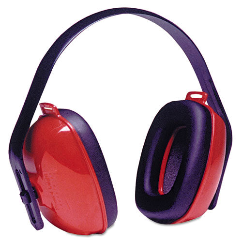 Howard Leight By Honeywell Qm24+ Three-position Earmuffs 25 Db Nrr Red/black