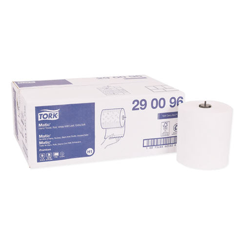 Tork Premium Soft Matic Hand Towel Roll 2-ply 7.7x575 Ft White 704/roll 6 Rolls/Case