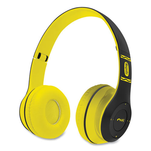 Crayola Boost Active Wireless Headphones Black/yellow