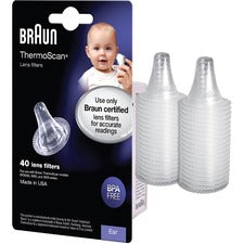 Honeywell Braun ThermoScan Lens Filters-BPA Free-40/Pack-Clear