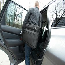 Samsonite Classic Business 2.0 Carrying Case Briefcase For 15.6" Notebook Tablet-Black-Polyester Body-Handle Carrying Strap-Unisex