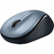 Logitech M325S Wireless Mouse-Optical-Wireless-Radio Frequency-2.40 GHz-Silver-USB-1000 Dpi-Tilt Wheel-5 Buttons-3 Programmable Buttons-Small Hand/Palm Size-Symmetrical