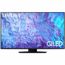 Samsung Q80C QN50Q80CAF 49.5" Smart LED-LCD TV-4K UHDTV-Titan Black-HLG HDR10+ Quantum HDR+-Quantum Dot LED Backlight-Bixby Alexa Google Assistant Supported-3840 X 2160 Resolution