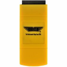 Ettore Pocket Scraper-Retractable Light Weight Compact-Yellow Black