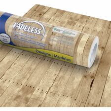 Fadeless Bulletin Board Paper Rolls-Classroom Door File Cabinet School Home Office Project Display Table Skirting Party Decoration-48"Width X 50 FtLength-1 Roll-Natural-Paper