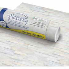 Fadeless Bulletin Board Paper Rolls-Art Room Classroom School Home Office Decoration Door File Cabinet-48"Width X 50 FtLength-1 Roll-Ledger Stone-Paper