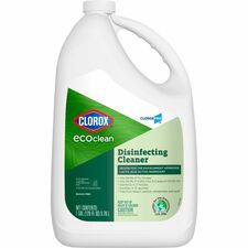 Clorox EcoClean Disinfecting Cleaner Spray-Spray-128 Fl Oz 4 Quart-1 Each-Green  White