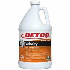Green Earth Velocity Degreaser-Liquid-128 Fl Oz 4 Quart-Fresh Scent-4/Carton-Dark Orange