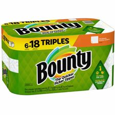 Bounty Select-A-Size Paper Towels-2 Ply-White-Perforated Absorbent Durable-For Kitchen-6/Carton