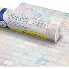 Fadeless Bulletin Board Paper Rolls-Art  Classroom  School  Home  Office  Decoration  Door  File Cabinet-48"Width X 50 FtLength-1 Roll-Graffiti Wall-Paper