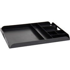 Mind Reader Anchor Collection Coffee Serving Station-7 X Coffee Pod-7 Compartments-1.3" Height X 17.5" Width X 13.3" Depth-Counter  Desktop-Portable  Lightweight  Compact-Black-1 Each