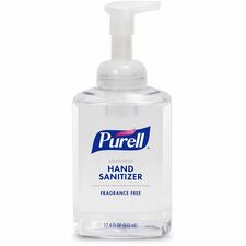 Gojo® Hand Sanitizer Foam-1.09 Lb-Pump Bottle Dispenser-Kill Germs-Hand Skin-Clear-Quick Drying Fragrance-free