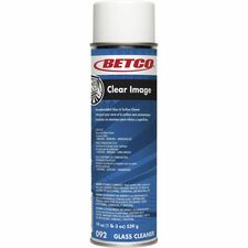 Betco Clear Image Glass & Surface Aerosol Cleaner-Ready-To-Use Aerosol-19 Oz 1.19 LbAerosol Spray Can-12 Pack
