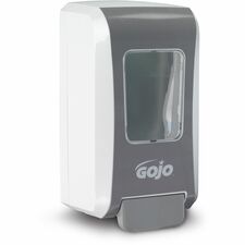 Gojo&reg  Push-Style FMX-20 Foam Soap Dispenser-2.11 Quart Capacity-Durable  Rugged  Wall Mountable  Easy-to-load-White  Gray