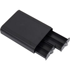 Mind Reader Anchor Coffee Pod Organizer-24 X Coffee Pod-3 Drawers-2.5" Height X 9.5" Width12.3" Length-Counter-Heavy Duty  Easy To Clean  Rubber Grip  Compact  Lightweight  Durable-Black-Plastic-1 Each