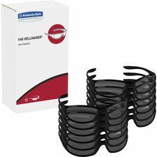Kleenguard V40 Hellraiser Safety Eyewear-Recommended For: Workplace Home Industrial Manufacturing Eye Outdoor-Durable Lightweight Wraparound Frame Scratch Resistant Comfortable-Universal Size-UVA UVB UVC Protection-Polycarbonate-12/Box