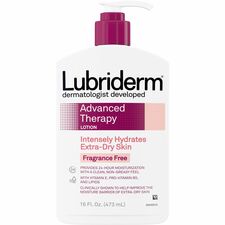 Lubriderm Advanced Therapy Lotion-Lotion-16 Fl Oz-For Dry Skin-Skin-Moisturising Absorbs Quickly Fragrance-free Non-greasy-1 Each