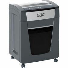 GBC Momentum Paper Shredder  X20-07  Micro-Cut  P-4  Anti-Jam  20 Sheets-Continuous Shredder-Micro Cut-20 Per Pass-for Shredding Paper Clip  Paper  Junk Mail  Staples-P-4-9" Throat-4 Hour Run Time-7 Gal Wastebin Capacity-Black