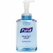 PURELL® HEALTHY SOAP Gentle & Free Foam-1.09 Lb-Pump Dispenser-Dirt Remover Kill Germs-Hand Skin-Moisturizing-Clear-Phthalate-free Paraben-free Non-irritating Non-foaming Fragrance-free Antibacterial-free Dye-free Triclosan-free Scented