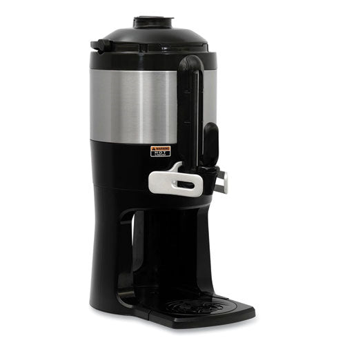 BUNN Thermofresh Server With Mechanical Sight Gauge 128 Oz Silver/black